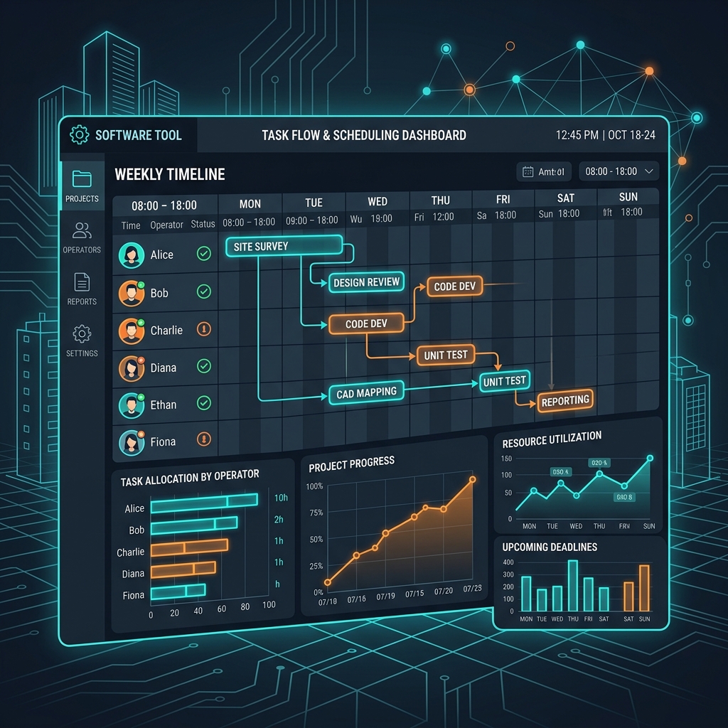 GE.CO. Software Illustration